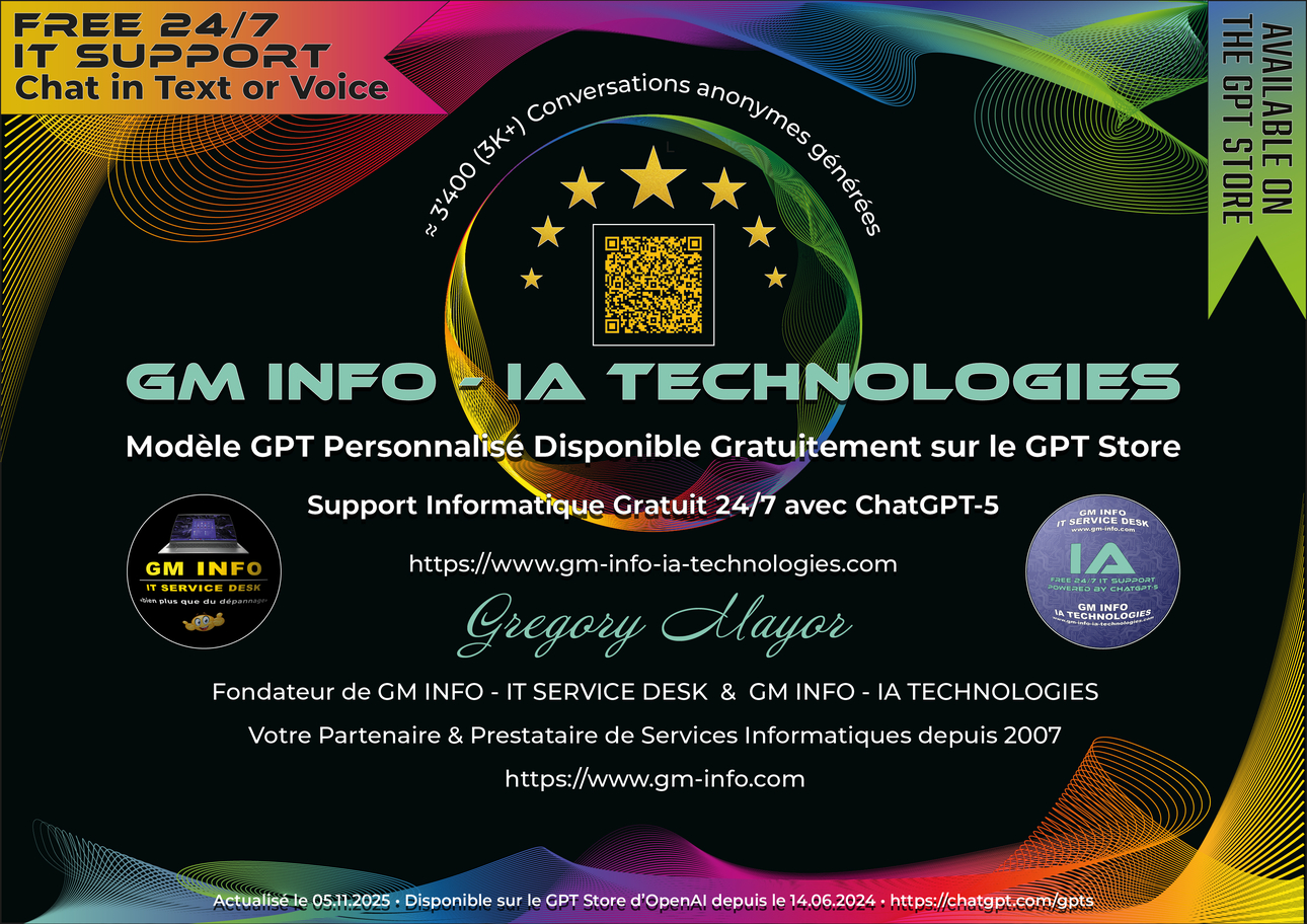 GM INFO - IA TECHNOLOGIES © GPT Store