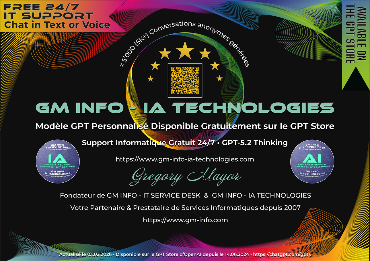 GM INFO - IA TECHNOLOGIES © GPT Store
